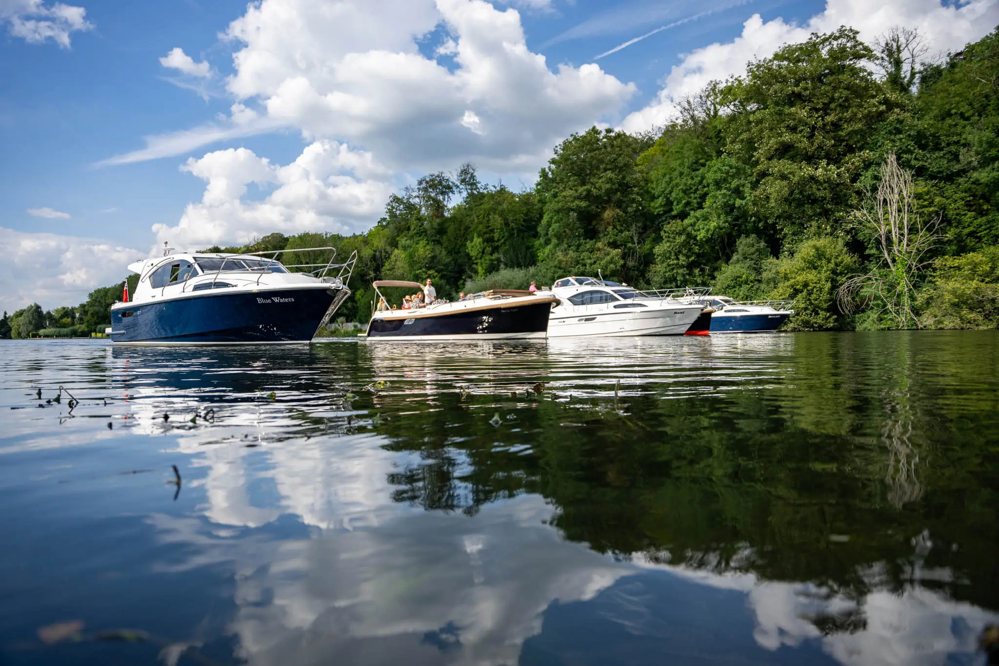 switching from sailing to motor